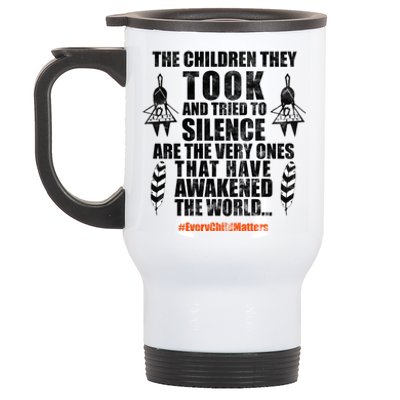 Every Child Matters Quote Stainless Steel Travel Mug