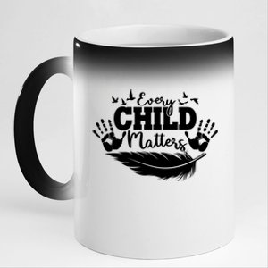 Every Child Matter Celebrate Orange Day 11oz Black Color Changing Mug