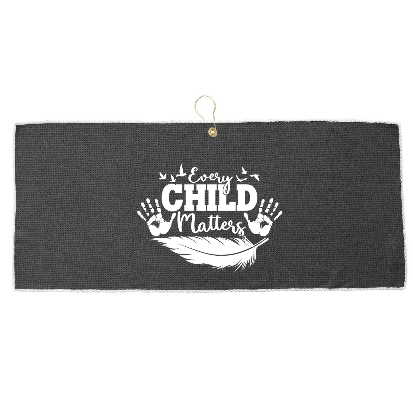 Every Child Matter Celebrate Orange Day Large Microfiber Waffle Golf Towel