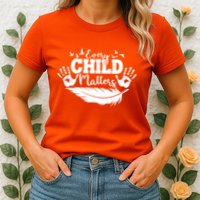 Every Child Matter Celebrate Orange Day Womens T-Shirt