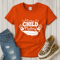 Every Child Matter Celebrate Orange Day Womens T-Shirt