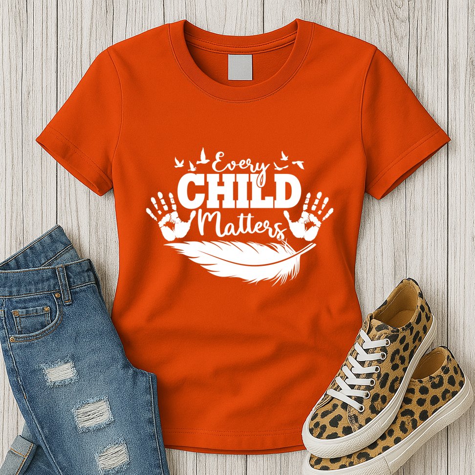 Every Child Matter Celebrate Orange Day Womens T-Shirt