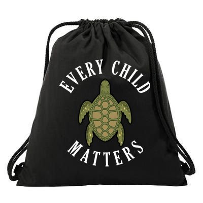 Every Child Matters , Orange Day ,Residential Schools Drawstring Bag