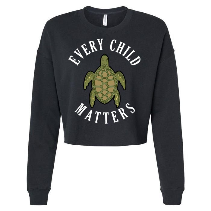 Every Child Matters , Orange Day ,Residential Schools Cropped Pullover Crew
