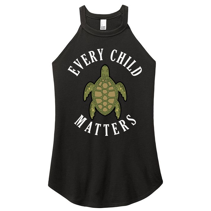 Every Child Matters , Orange Day ,Residential Schools Women's Perfect Tri Rocker Tank