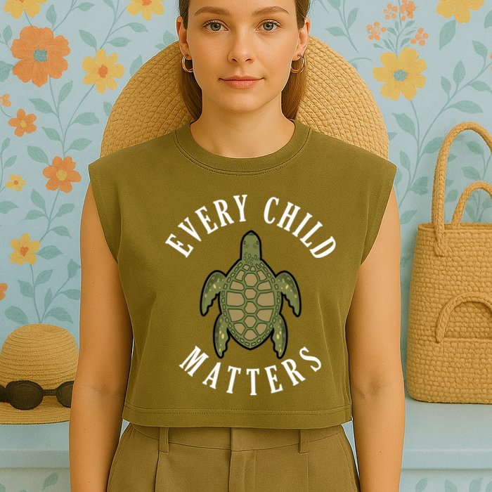 Every Child Matters , Orange Day ,Residential Schools Garment-Dyed Women's Muscle Tee