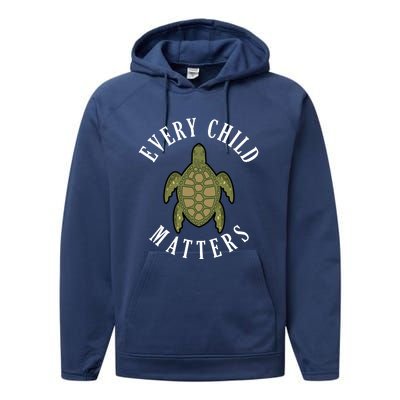 Every Child Matters , Orange Day ,Residential Schools Performance Fleece Hoodie