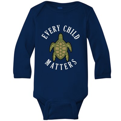 Every Child Matters , Orange Day ,Residential Schools Baby Long Sleeve Bodysuit