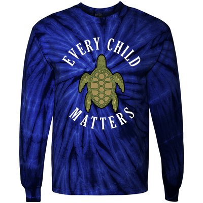 Every Child Matters , Orange Day ,Residential Schools Tie-Dye Long Sleeve Shirt