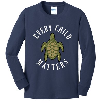 Every Child Matters , Orange Day ,Residential Schools Kids Long Sleeve Shirt