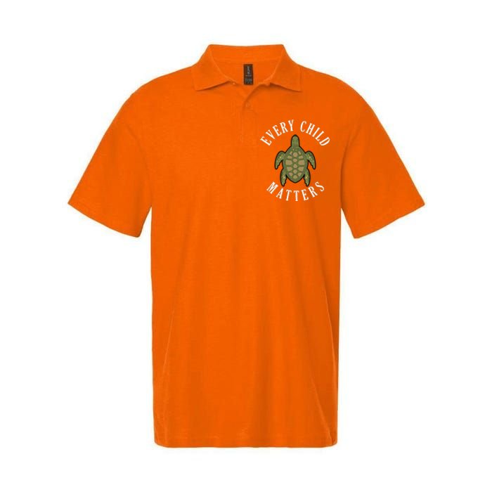 Every Child Matters , Orange Day ,Residential Schools Softstyle Adult Sport Polo