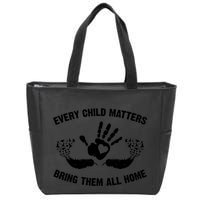 Every Child Matters Bring Them All Home Zip Tote Bag