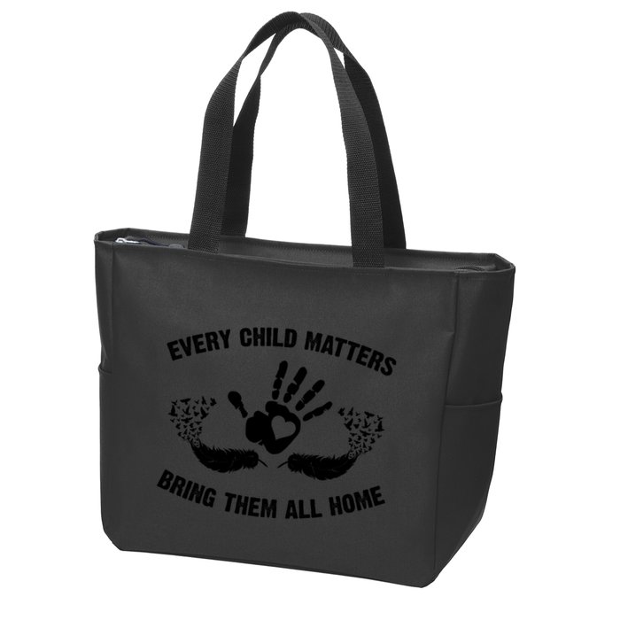 Every Child Matters Bring Them All Home Zip Tote Bag