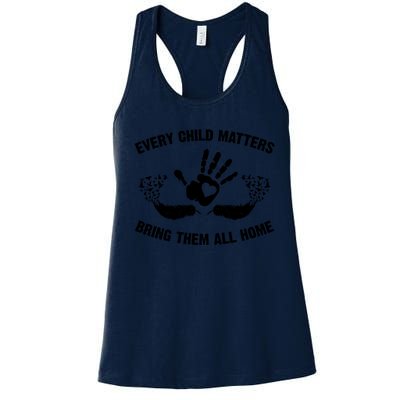 Every Child Matters Bring Them All Home Women's Racerback Tank