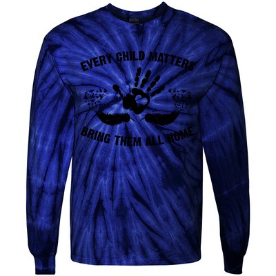 Every Child Matters Bring Them All Home Tie-Dye Long Sleeve Shirt