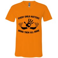 Every Child Matters Bring Them All Home V-Neck T-Shirt