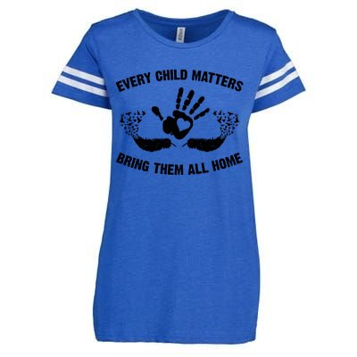 Every Child Matters Bring Them All Home Enza Ladies Jersey Football T-Shirt