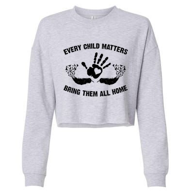 Every Child Matters Bring Them All Home Cropped Pullover Crew