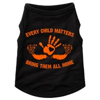 Every Child Matters Bring Them All Home Orange Handprint Doggie Tank