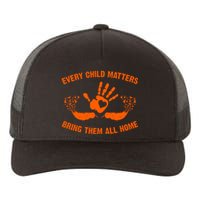 Every Child Matters Bring Them All Home Orange Handprint Yupoong Adult 5-Panel Trucker Hat