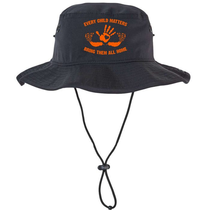 Every Child Matters Bring Them All Home Orange Handprint Legacy Cool Fit Booney Bucket Hat