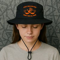 Every Child Matters Bring Them All Home Orange Handprint Bucket Hat