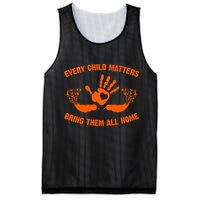 Every Child Matters Bring Them All Home Orange Handprint Mesh Reversible Basketball Jersey Tank