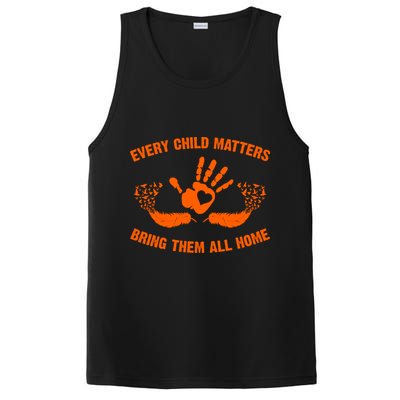 Every Child Matters Bring Them All Home Orange Handprint PosiCharge Competitor Tank