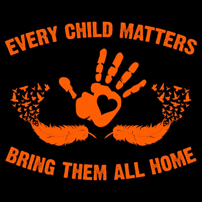 Every Child Matters Bring Them All Home Orange Handprint Wool Snapback Cap