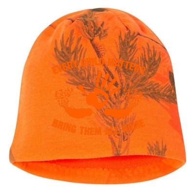 Every Child Matters Bring Them All Home Orange Handprint Kati - Camo Knit Beanie