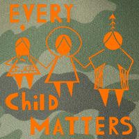 Every Child Matters Orange Print Legacy Tie Dye Trucker Hat