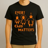 Every Child Matters Orange Print T-Shirt