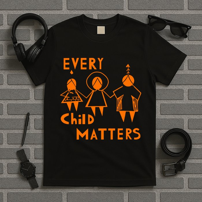 Every Child Matters Orange Print T-Shirt