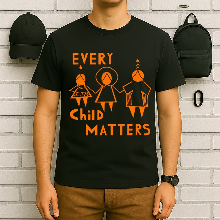 Every Child Matters Orange Print T-Shirt