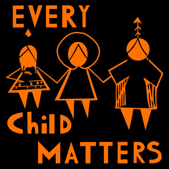 Every Child Matters Orange Print T-Shirt