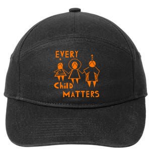 Every Child Matters Orange Print 7-Panel Snapback Hat