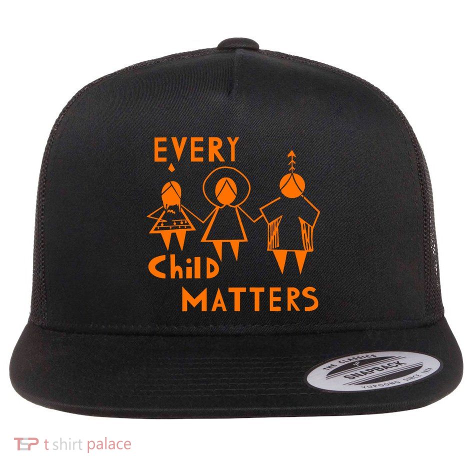 Every Child Matters Orange Print Flatbill Hat