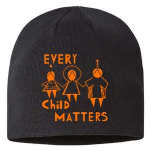 Every Child Matters Orange Print Sustainable Beanie