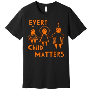 Every Child Matters Orange Print Premium T-Shirt