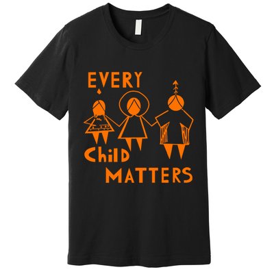 Every Child Matters Orange Print Premium T-Shirt
