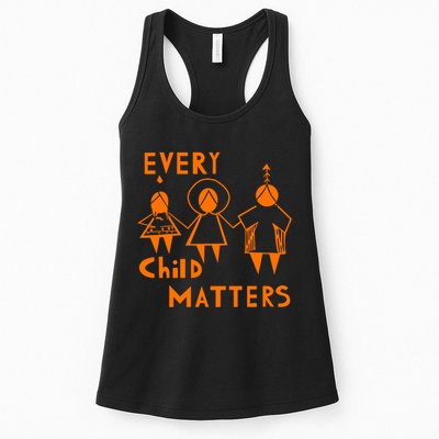 Every Child Matters Orange Print Womens Tank Top