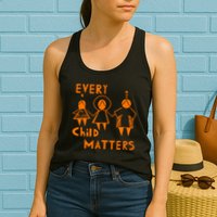 Every Child Matters Orange Print Womens Tank Top