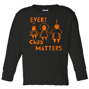 Every Child Matters Orange Print Toddler Long Sleeve Shirt