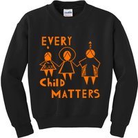 Every Child Matters Orange Print Kids Sweatshirt