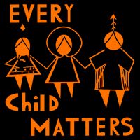 Every Child Matters Orange Print Wool Snapback Cap