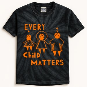 Every Child Matters Orange Print Kids Tie-Dye T-Shirt