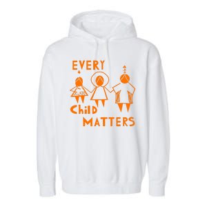 Every Child Matters Orange Print Garment-Dyed Fleece Hoodie