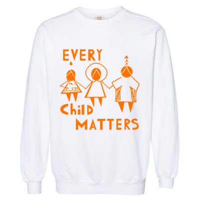 Every Child Matters Orange Print Garment-Dyed Sweatshirt