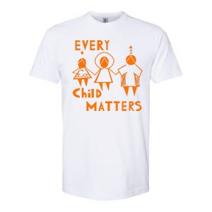 Every Child Matters Orange Print Softstyle® CVC T-Shirt