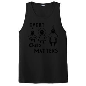 Every Child Matters Black Print Orange PosiCharge Competitor Tank